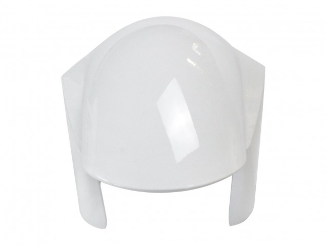 2003-2004 White Black Decals Kawasaki ZX6R Motorcycle Fairings