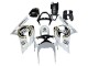2003-2004 White Black Motul Lucky Strike Kawasaki ZX6R Motorcycle Fairings