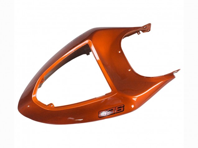 2005-2006 Orange Black Kawasaki ZX6R Motorcycle Fairing