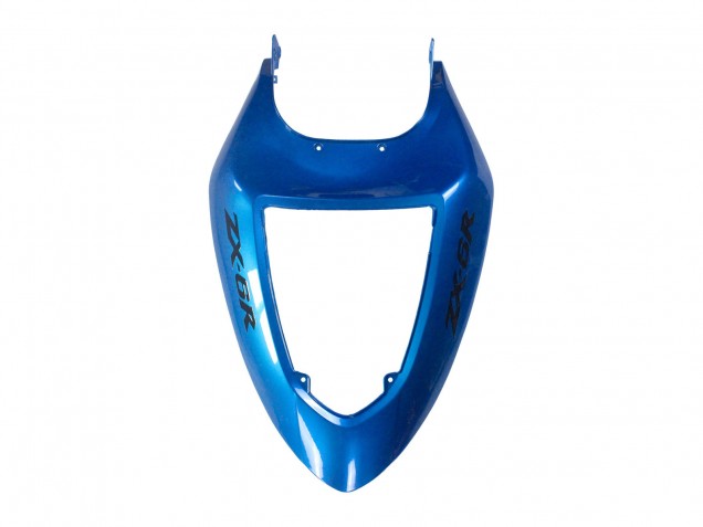 2005-2006 Glossy Blue Kawasaki ZX6R Motorcycle Fairings