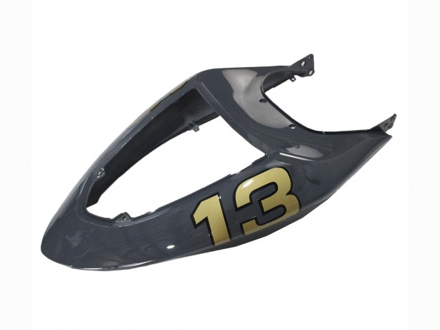 2005-2006 Dark Grey Black Kawasaki ZX6R Motorcycle Fairings