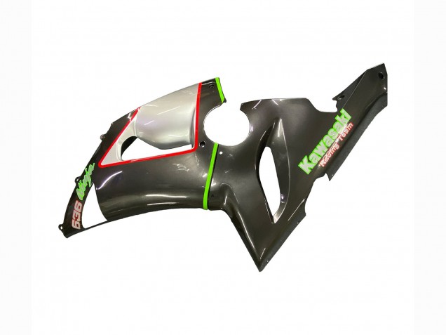 2005-2006 Black Silver Green Red K-26 Kawasaki ZX6R Motorcycle Fairings