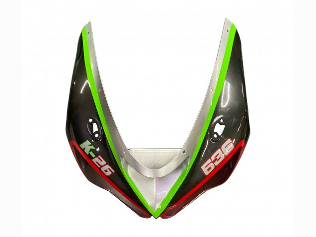 2005-2006 Black Silver Green Red K-26 Kawasaki ZX6R Motorcycle Fairings