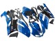 2007-2008 Black Blue Elf Kawasaki ZX6R Motorcycle Fairings