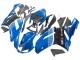 2007-2008 Black Blue Elf Kawasaki ZX6R Motorcycle Fairings