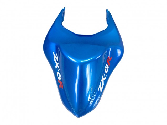 2007-2008 Black Blue Elf Kawasaki ZX6R Motorcycle Fairings