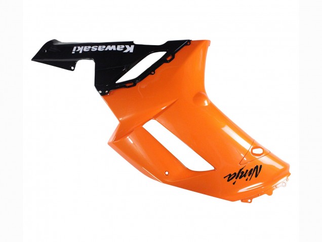 2007-2008 Orange Black Ninja Kawasaki ZX6R Motorcycle Fairings