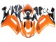 2007-2008 Orange Black Ninja Kawasaki ZX6R Motorcycle Fairings