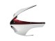 2007-2008 White Red Kawasaki ZX6R Motorcycle Fairing