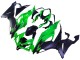 2019-2022 Green Matte Black Kawasaki ZX6R Motorcycle Fairings