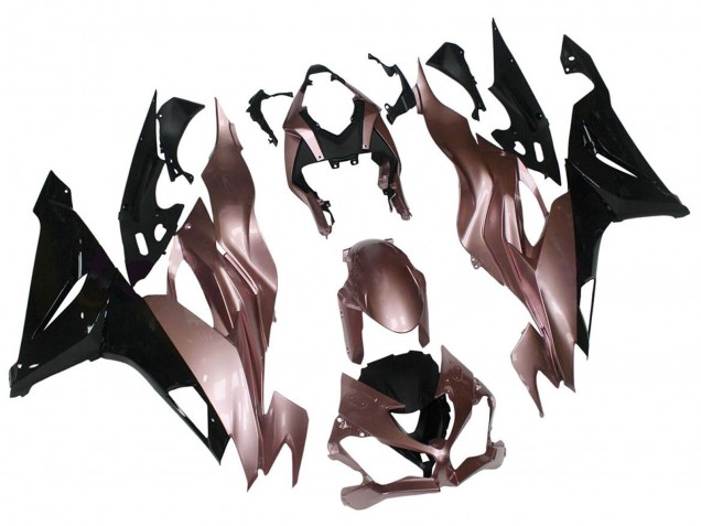 2019-2022 Desert Tan Black Kawasaki ZX6R Motorcycle Fairings