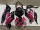 2019-2022 Glossy Black Pink Ninja Kawasaki ZX6R Motorcycle Fairings