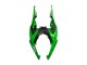 2019-2022 Green Kawasaki ZX6R Motorcycle Fairings