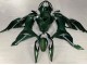 2019-2022 Dark Green Kawasaki ZX6R Motorcycle Fairings