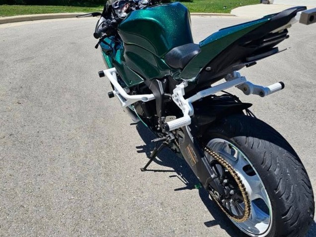 2019-2022 Dark Green Kawasaki ZX6R Motorcycle Fairings