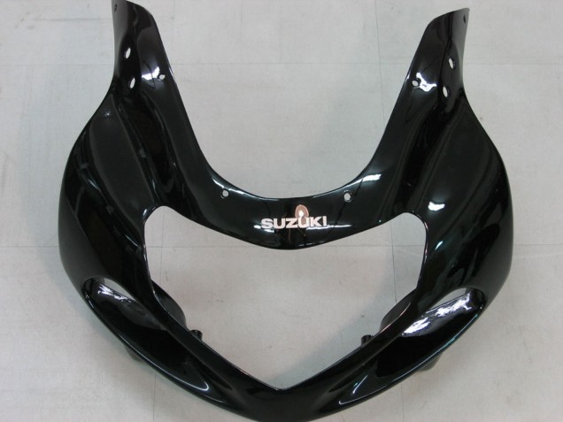 2000-2002 Glossy Black Suzuki GSXR1000 Motorcycle Fairings