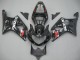 2000-2002 Glossy Black Suzuki GSXR1000 Motorcycle Fairings