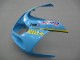 2000-2002 Light Blue Yellow Black Motul Rizla Suzuki GSXR1000 Motorcycle Fairings