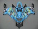 2000-2002 Light Blue Yellow Black Motul Rizla Suzuki GSXR1000 Motorcycle Fairings