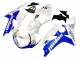 2000-2002 White Blue Jordan 59 Suzuki GSXR1000 Motorcycle Fairings