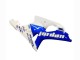 2000-2002 White Blue Jordan 59 Suzuki GSXR1000 Motorcycle Fairings