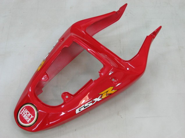 2000-2002 White Red Lucky Strike Suzuki GSXR1000 Motorcycle Fairings
