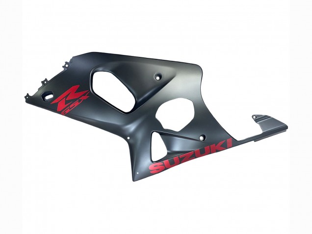2000-2002 Matte Grey Red Decal Suzuki GSXR1000 Motorcycle Fairings