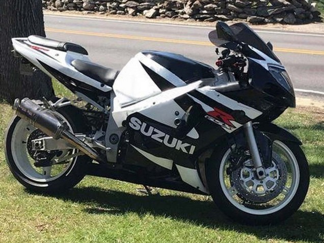 2000-2002 White Glossy Black Red Suzuki GSXR1000 Motorcycle Fairings