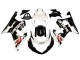 2000-2002 White Glossy Black Red Suzuki GSXR1000 Motorcycle Fairings