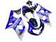 2000-2002 Blue White Silver Castrol Dunlop Suzuki GSXR1000 Motorcycle Fairings