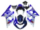 2000-2002 Blue White Silver Castrol Dunlop Suzuki GSXR1000 Motorcycle Fairings
