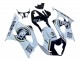 2003-2004 White Black Gold Motul Lucky Strike Suzuki GSXR 1000 Motorcycle Fairings