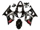 2003-2004 Glossy Black White Red Decals Suzuki GSXR 1000 Motorcycle Fairings