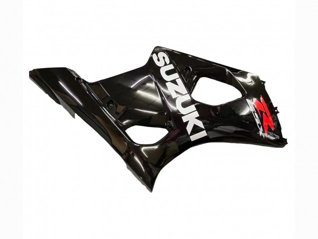 2003-2004 Glossy Black White Red Decals Suzuki GSXR 1000 Motorcycle Fairings