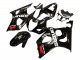 2003-2004 Glossy Black White Red Decals Suzuki GSXR 1000 Motorcycle Fairings