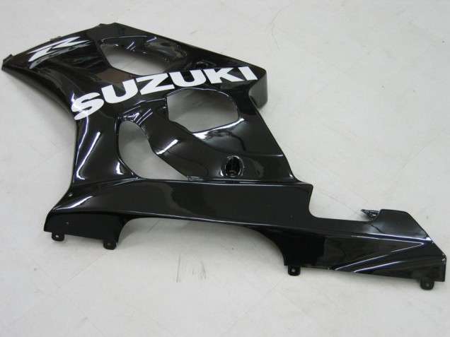 2003-2004 Matte Glossy Black Suzuki GSXR 1000 Motorcycle Fairings