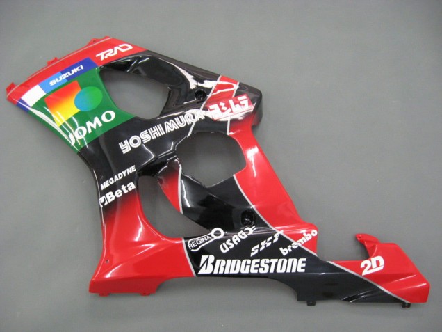 2003-2004 Red Yellow Blue Green Black JOMO Suzuki GSXR 1000 Motorcycle Fairings