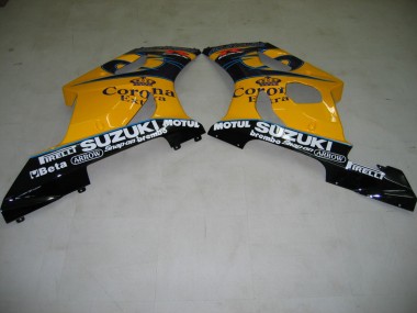 2003-2004 Yellow White Blue Black Corona Suzuki GSXR 1000 Motorcycle Fairings