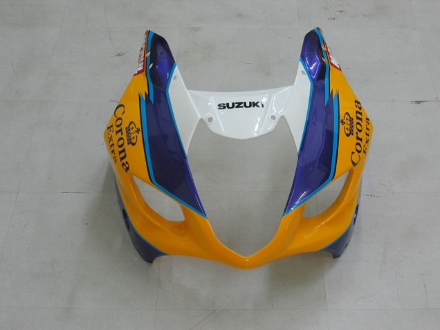 2003-2004 Yellow White Blue Black Corona Suzuki GSXR 1000 Motorcycle Fairings