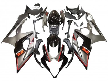 2005-2006 Silver Black Red Suzuki GSXR 1000 Motorcycle Fairing