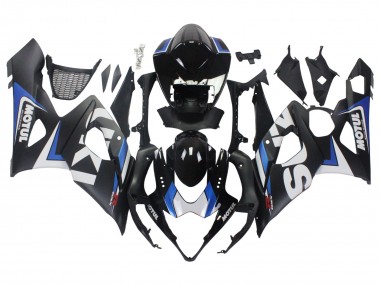 2005-2006 Black Blue White Motul Suzuki GSXR 1000 Motorcycle Fairings
