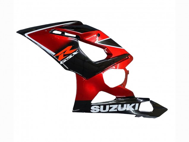 2005-2006 Red Glossy Black Suzuki GSXR 1000 Motorcycle Fairings