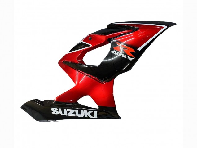 2005-2006 Red Glossy Black Suzuki GSXR 1000 Motorcycle Fairings