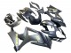 2007-2008 Matte Black Gold Decal Suzuki GSXR 1000 Motorcycle Fairings