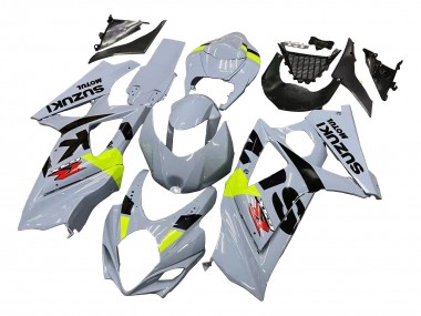 2007-2008 Light Grey Green Black Suzuki GSXR 1000 Motorcycle Fairings