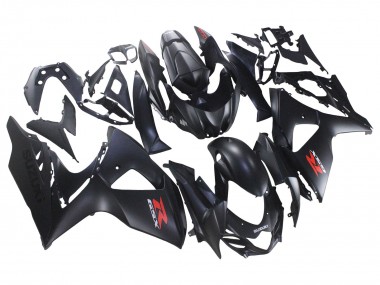 2007-2008 Matte Black Red Decal Suzuki GSXR 1000 Motorcycle Fairings