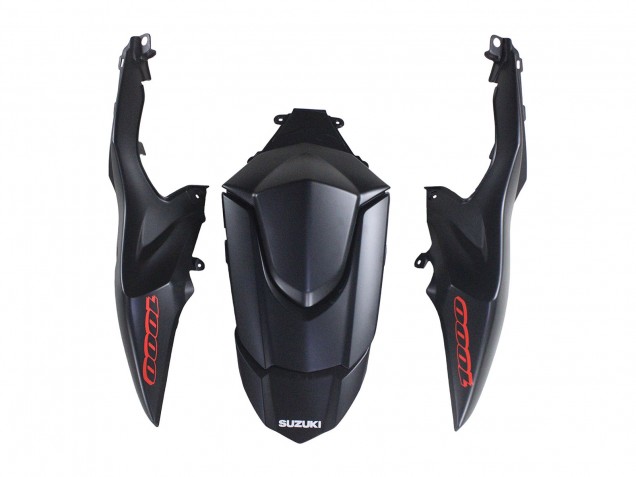 2007-2008 Matte Black Red Decal Suzuki GSXR 1000 Motorcycle Fairings