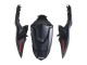 2007-2008 Matte Black Red Decal Suzuki GSXR 1000 Motorcycle Fairings