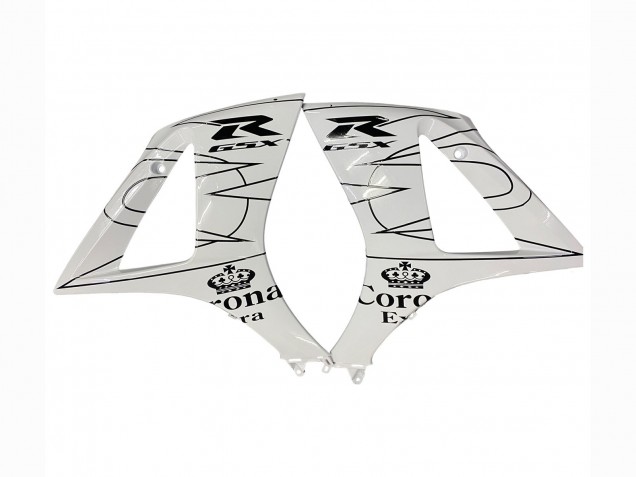 2007-2008 White Black Alstare Corona Motul Suzuki GSXR 1000 Motorcycle Fairings