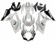 2007-2008 White Black Alstare Corona Motul Suzuki GSXR 1000 Motorcycle Fairings